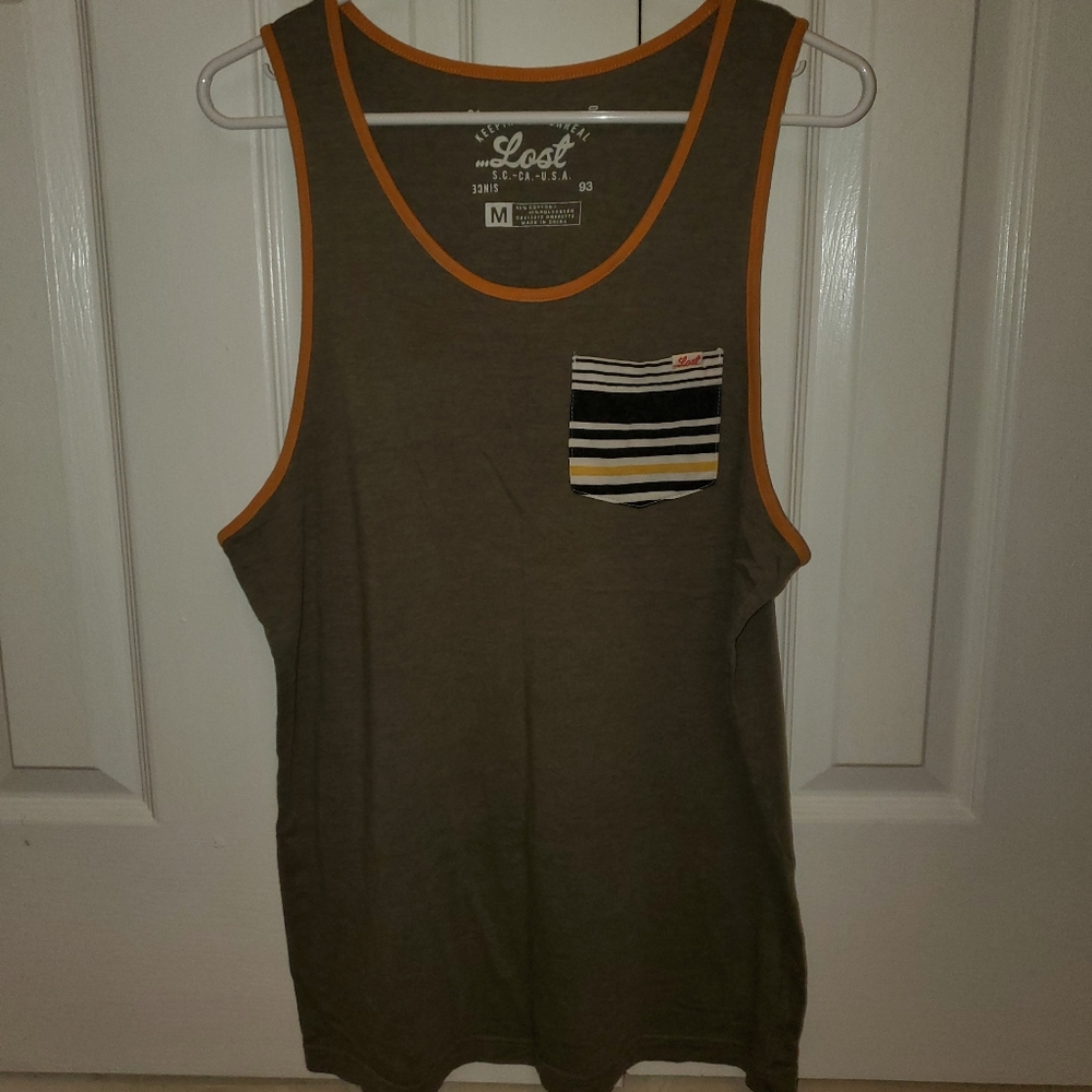 Lost Medium Green Tank Top